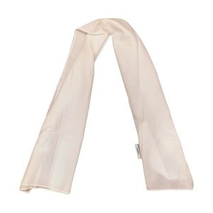 Julianmacdonald crisp white cotton linen sarong/ scarf/shawl. NWOT